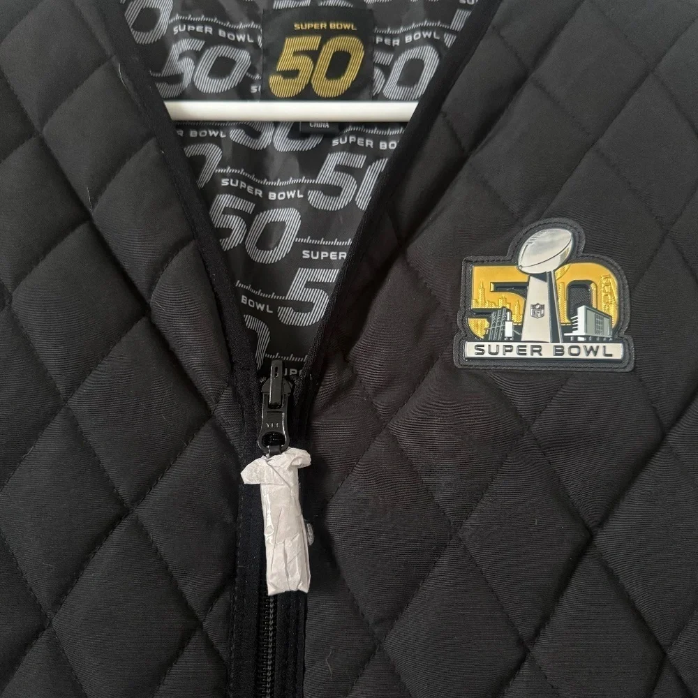 NFL Super Bowl 50 Commemorative Warm Cozy Quilted Women’s Vest
